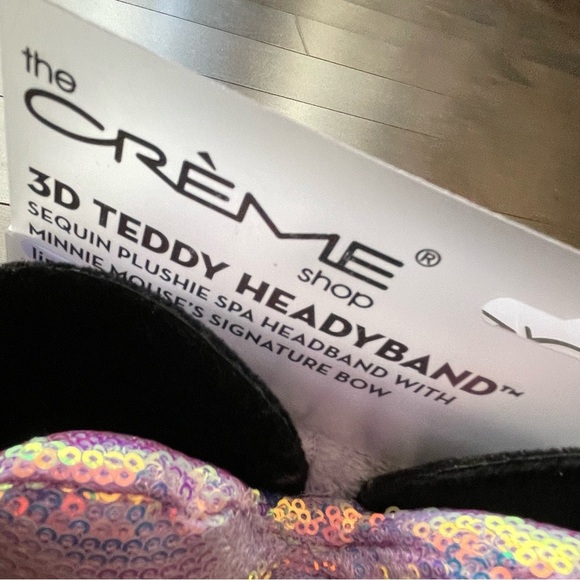 Disney Minnie Mouse The Crème Shop 3D Plush Spa Makeup Headband New In Package - Picture 4 of 5